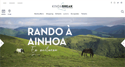 Desktop Screenshot of kindabreak.com